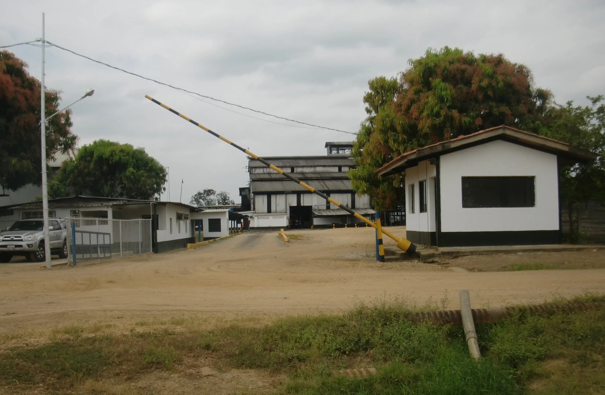 entrada a planta