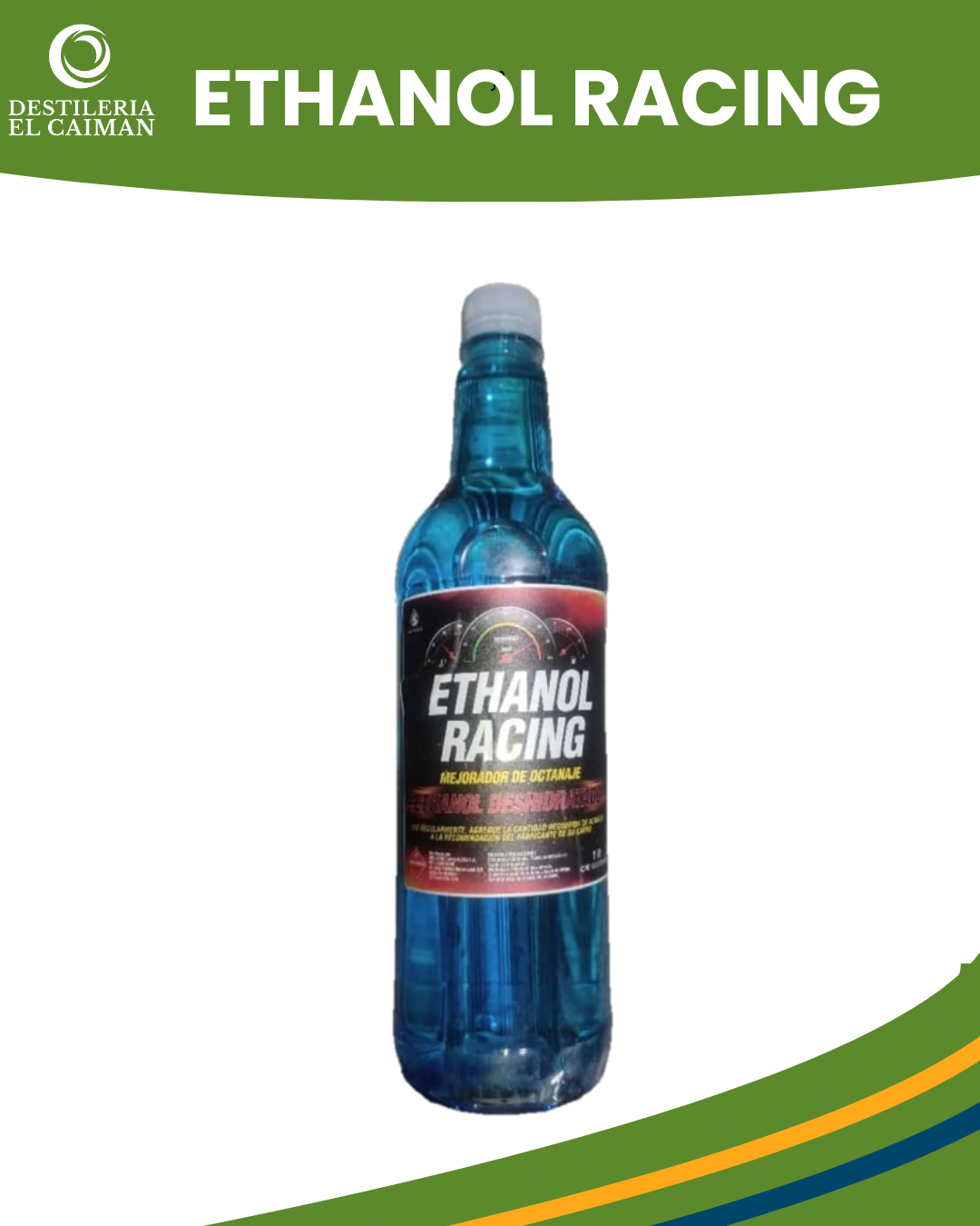 Ethanol Racingg
Aditivo mejorador de de octanaje para la combustión del Motor